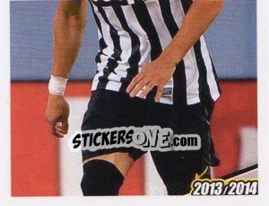 Cromo Martin Caceres - Juventus 2013-2014 - Footprint