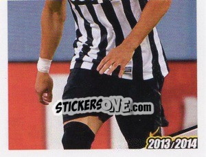 Sticker Martin Caceres - Juventus 2013-2014 n. 159 - Footprint