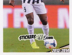 Sticker Ogbonna in Azione - Juventus 2013-2014 - Footprint