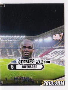 Sticker Ogbonna, difensore - Juventus 2013-2014 n. 163 - Footprint