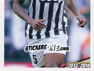 Sticker Angelo Ogbonna - Juventus 2013-2014 - Footprint