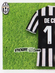 Sticker De Ceglie maglia 11 - Juventus 2013-2014 n. 174 - Footprint