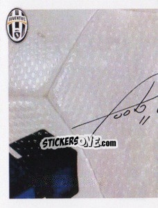 Sticker De Ceglie Autografo - Juventus 2013-2014 n. 176 - Footprint
