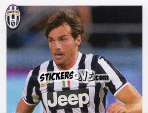 Sticker Paolo De Ceglie - Juventus 2013-2014 - Footprint