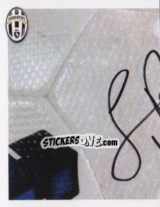 Sticker Peluso Autografo - Juventus 2013-2014 n. 186 - Footprint
