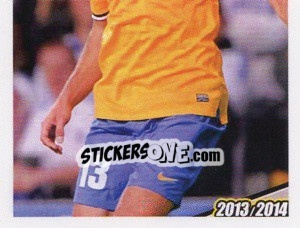 Sticker Federico Peluso - Juventus 2013-2014 n. 189 - Footprint