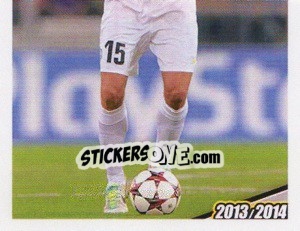 Sticker Barzagli in Azione - Juventus 2013-2014 n. 191 - Footprint