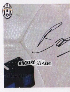 Sticker Barzagli Autografo - Juventus 2013-2014 n. 196 - Footprint