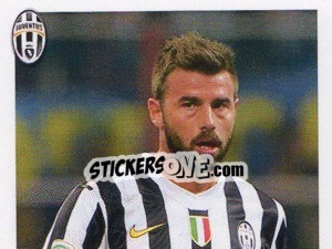 Sticker Andrea Barzagli - Juventus 2013-2014 n. 198 - Footprint