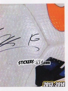 Sticker Motta Autografo - Juventus 2013-2014 n. 207 - Footprint