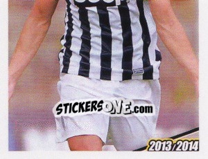 Sticker Marco Motta - Juventus 2013-2014 n. 209 - Footprint