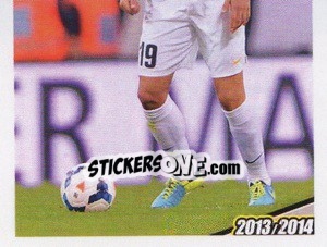 Sticker Bonucci in Azione - Juventus 2013-2014 n. 211 - Footprint