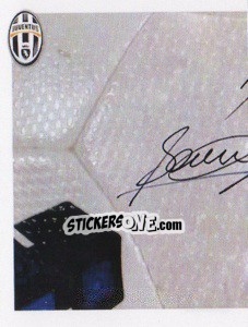 Sticker Bonucci Autografo - Juventus 2013-2014 n. 216 - Footprint
