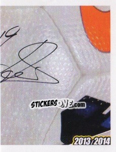 Sticker Bonucci Autografo - Juventus 2013-2014 n. 217 - Footprint
