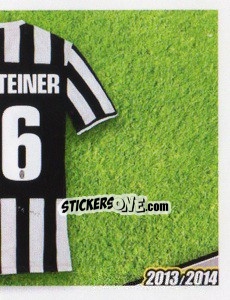 Sticker Lichtsteiner maglia 26 - Juventus 2013-2014 - Footprint