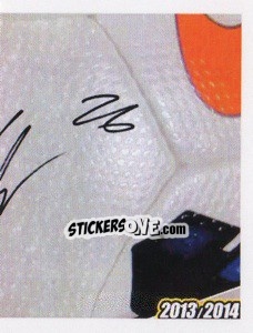 Sticker Lichtsteiner Autografo - Juventus 2013-2014 - Footprint