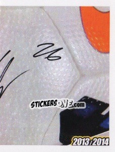 Cromo Lichtsteiner Autografo