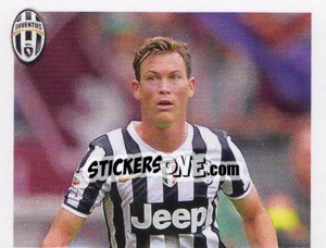 Sticker Stephan Lichtsteiner - Juventus 2013-2014 - Footprint