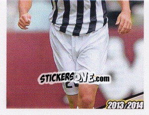 Sticker Stephan Lichtsteiner - Juventus 2013-2014 - Footprint