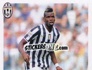 Sticker Pogba in Azione - Juventus 2013-2014 - Footprint