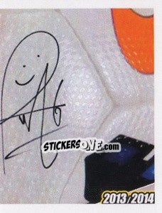 Sticker Pogba Autografo - Juventus 2013-2014 - Footprint