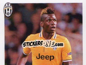 Sticker Paul Pogba - Juventus 2013-2014 - Footprint