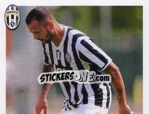 Sticker Pepe in Azione - Juventus 2013-2014 - Footprint