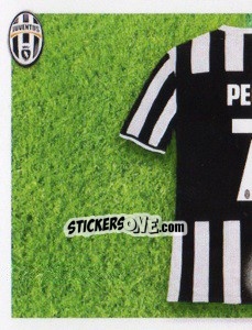 Sticker Pepe maglia 7 - Juventus 2013-2014 n. 244 - Footprint