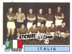 Sticker 1968 Italia - UEFA Euro France 1984 n. 5 - Panini