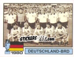 Sticker 1980 Deutschland-BRD - UEFA Euro France 1984 - Panini