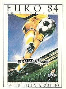 Sticker Posters - Saint-Etienne - UEFA Euro France 1984 n. 15 - Panini
