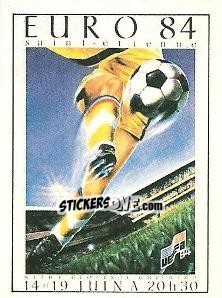 Sticker Posters - Saint-Etienne - UEFA Euro France 1984 - Panini