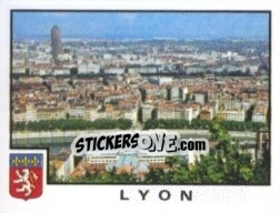 Sticker Lyon - UEFA Euro France 1984 - Panini