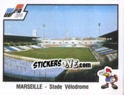 Sticker Marseille - Stade Velodrome - UEFA Euro France 1984 - Panini