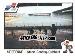 Sticker Saint-Etienne - Stade Geoffroy-Guichard - UEFA Euro France 1984 n. 28 - Panini