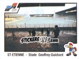 Figurina Saint-Etienne - Stade Geoffroy-Guichard - UEFA Euro France 1984 - Panini