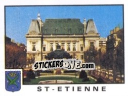 Sticker Saint-Etienne - UEFA Euro France 1984 n. 29 - Panini