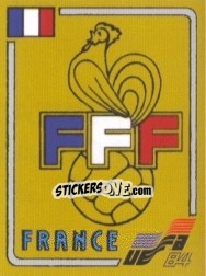 Sticker Emblem - UEFA Euro France 1984 - Panini