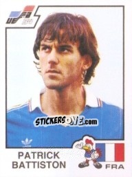 Figurina Patrick Battiston - UEFA Euro France 1984 - Panini