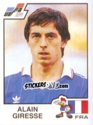 Sticker Alain Giresse - UEFA Euro France 1984 n. 46 - Panini