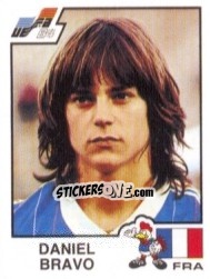Sticker Daniel Bravo - UEFA Euro France 1984 - Panini