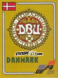 Sticker Emblem - UEFA Euro France 1984 n. 61 - Panini