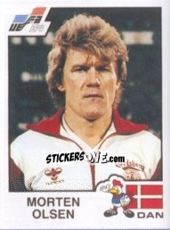 Sticker Morten Olsen - UEFA Euro France 1984 - Panini