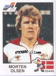 Sticker Morten Olsen - UEFA Euro France 1984 n. 65 - Panini