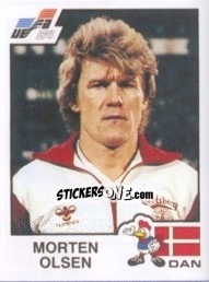 Cromo Morten Olsen - UEFA Euro France 1984 - Panini