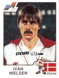Sticker Ivan Nielsen - UEFA Euro France 1984 n. 68 - Panini