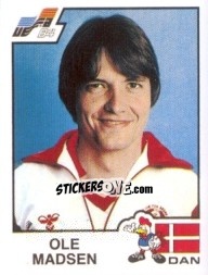 Sticker Ole Madsen - UEFA Euro France 1984 n. 69 - Panini