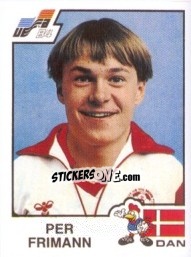 Sticker Per Frimann - UEFA Euro France 1984 n. 73 - Panini