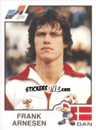 Sticker Frank Arnesen - UEFA Euro France 1984 n. 74 - Panini
