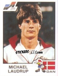 Figurina Michael Laudrup - UEFA Euro France 1984 - Panini